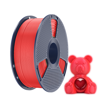 3DFC filament PETG Glow in The Dark Red