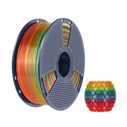 3DFC filament PLA Transparent Rainbow  01