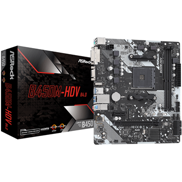 Alaplap AMD Asrock B450M-HDV R4.0