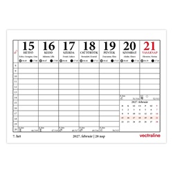 Asztali naptár TA-23 2027. évi holdfázissal