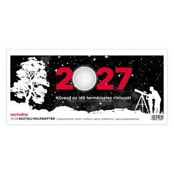 Asztali naptár TA-24 2027. évi holdfázissal