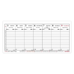 Asztali naptár TA-24 2027. évi holdfázissal