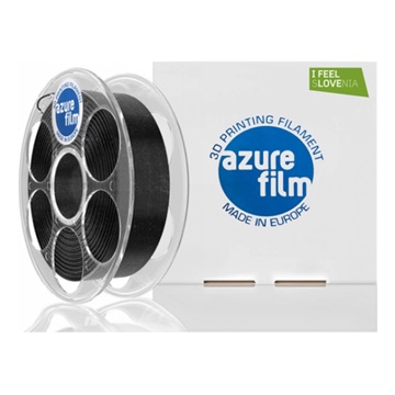 AzureFilm Filament PLA black glitter, 1,75 mm, 1 kg
