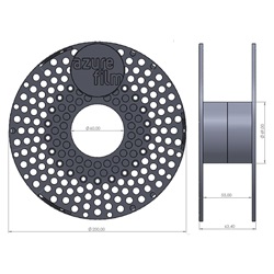 AzureFilm Filament PLA pearl blue, 1,75 mm, 1 kg