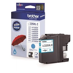 Brother tinta LC225XL C cyan (lejárt szavatosságú termék)