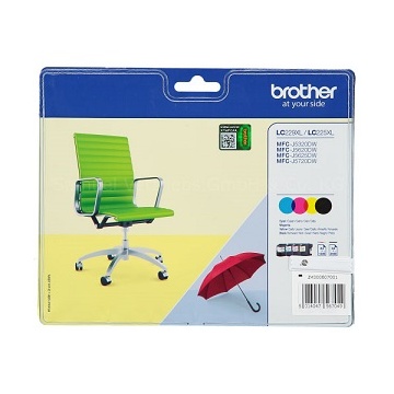 Brother tinta LC229XL multipack (229XL black, 225XL CMY)