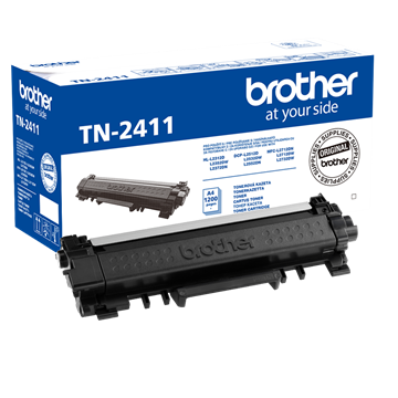 Brother toner TN2411 BK (HL-L2312/DCP-L2512/MFC-L2712) black 1,2k