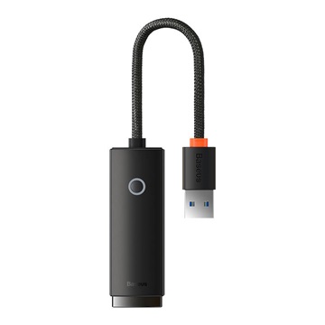 Baseus Lite Series hálózati adapter USB 3.0 – Gigabit Ethernet (fekete)