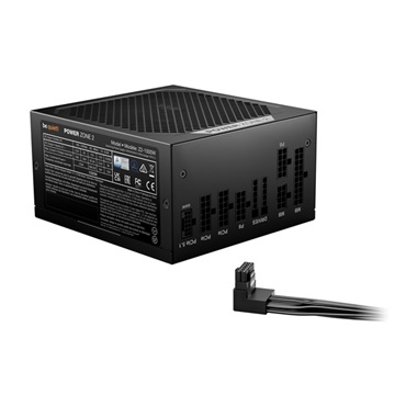 Be Quiet! 1000W POWER ZONE 2 (80+ Platinum, ATX3.1, moduláris, félpasszív ventilátor, fekete)