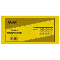 Bevételi pénztárbizonylat 25x3 B.318-102/A/V