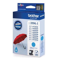 Brother tinta LC225XL C cyan (hamarosan lejáró szavatosság)