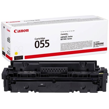 Canon toner CRG055Y yellow 2,1K