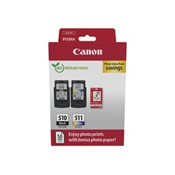 Canon tinta PG510/CL511 multipack photo paper