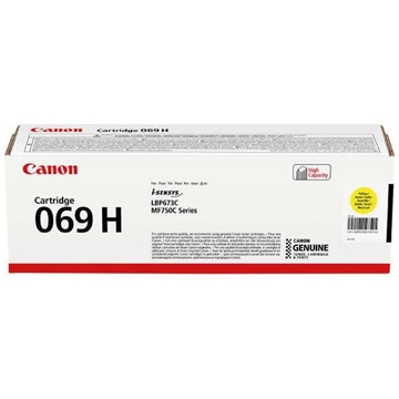 Canon toner CRG069H yellow 5,5k