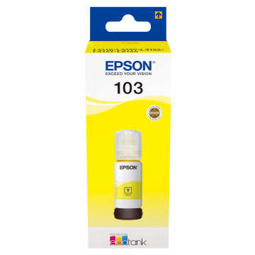 Epson tinta T00S4 ecotank yellow (103)