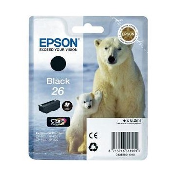 Epson tinta T26014010 black (26)
