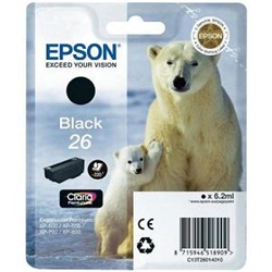 Epson tinta T26014010 black (26)