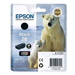 Epson tinta T26014020 black (26) (lejárt szavatosságú termék)