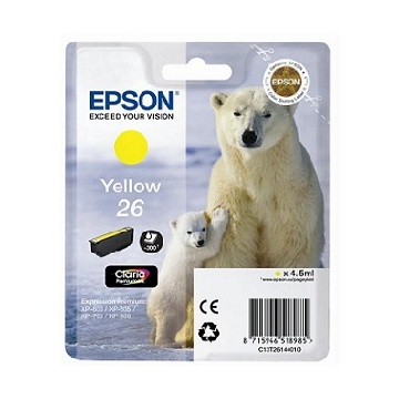 Epson tinta T26144010 yellow (26) (lejárt szavatosságú termék)