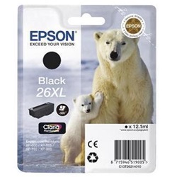Epson tinta T26214010 black XL (26XL)