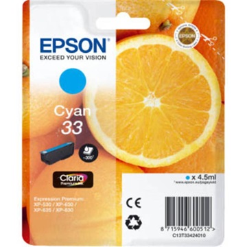 Epson tinta T3342 cyan 4,5 ml (33)