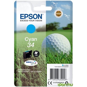 Epson tinta T3462 (34)  cyan