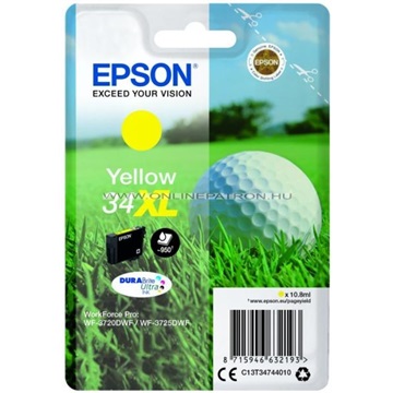 Epson tinta T3474 (34XL)  yellow