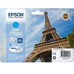 Epson tinta T7022 XL cyan 2k