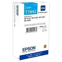 Epson tinta T7892 cyan, 4K (lejárt szavatosságú termék)