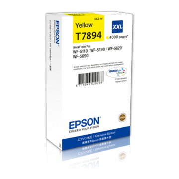 Epson tinta T7894 yellow, 4K (lejárt szavatosságú termék)