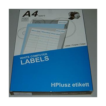 Etikett címke 105X48MM 100 ív/cs