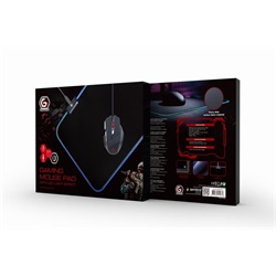 Egérpad  gamer  LED fényhatással, M-es méret (MP-GAMELED-M)