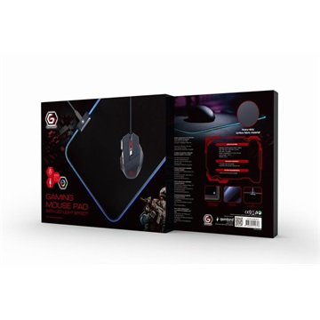 Egérpad  gamer  LED fényhatással, M-es méret (MP-GAMELED-M)