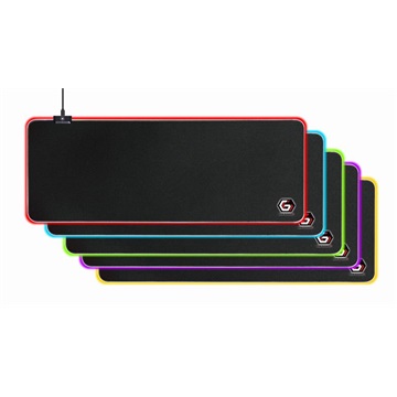 Egérpad  gamer LED fényhatással, nagy méret  (MP-GAMELED-L)