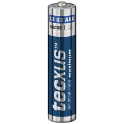 Elem Tecxus LR03/AAA (Micro) elem, 4 db bliszteres csomagolásban Ár/csomag