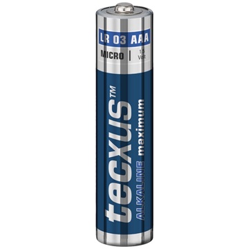 Elem Tecxus LR03/AAA (Micro) elem, 4 db bliszteres csomagolásban Ár/csomag