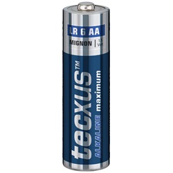 Elem Tecxus LR6/AA (Mignon) elem, 4 db bliszteres csomagolásban Ár/csomag