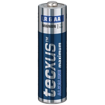 Elem Tecxus LR6/AA (Mignon) elem, 4 db bliszteres csomagolásban Ár/csomag