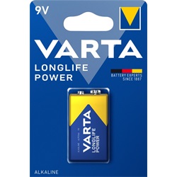 Elem Varta Longlife Power 9V 1/bliszter