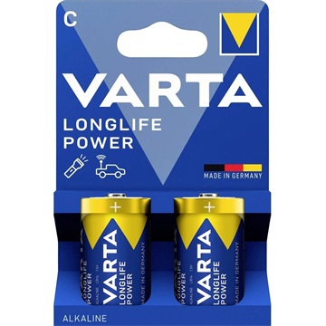 Elem Varta Longlife Power LR14 (Baby) 2db/csom