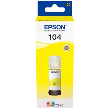 Epson tinta T00P4 ecotank yellow (104)