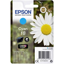 Epson tinta T1802  cyan (18) (lejárt szavatosságú termék)