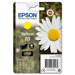 Epson tinta T1804 yellow (18) (lejárt szavatosságú termék)