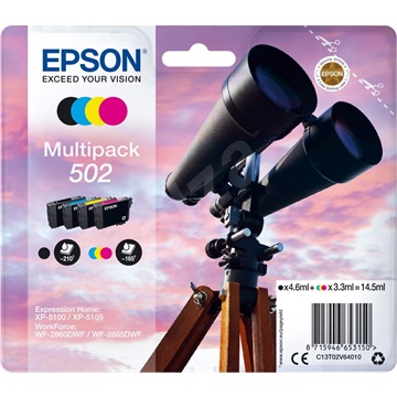 Epson tinta T02W6 Multipack (502XL)