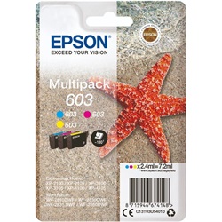 Epson tinta T03U54010 (603) colorpack (C,M,Y)