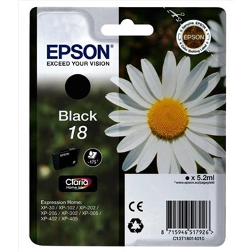Epson tinta T1801 black (18) (lejárt szavatosságú termék)