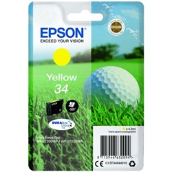Epson tinta T3464 (34)  yellow (lejárt szavatosságú termék)