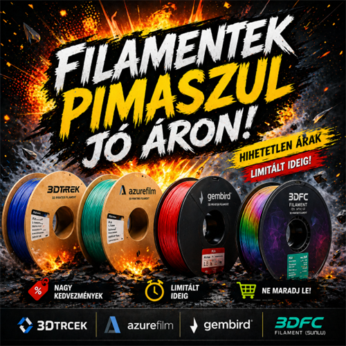 Filamentek pimaszul jó áron!
