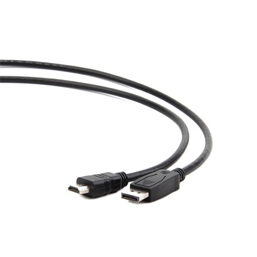 Gembird kábel displayport 1.2V - HDMI 1.4V (APA-APA), 5m, fekete (CC-DP-HDMI-5M)