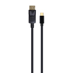 Gembird kábel mini Displayport 1.2V - Displayport 1.2V (APA-APA), 1.8m, fekete (CCP-MDP2-6)